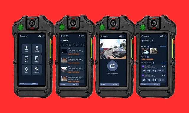 Duty Calls body-worn camera screens